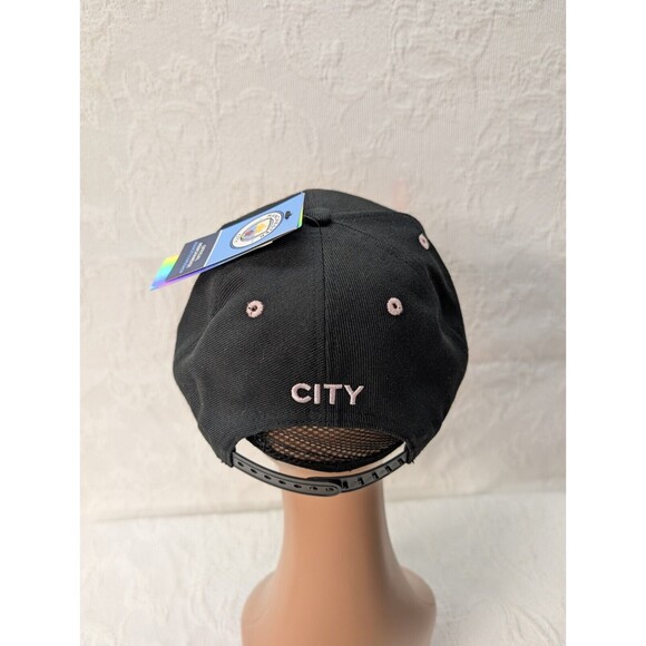 Manchester City FC Ice Cream Flat Brim Snapback Hat Fan Ink Soccer Football MLS - Picture 3 of 8